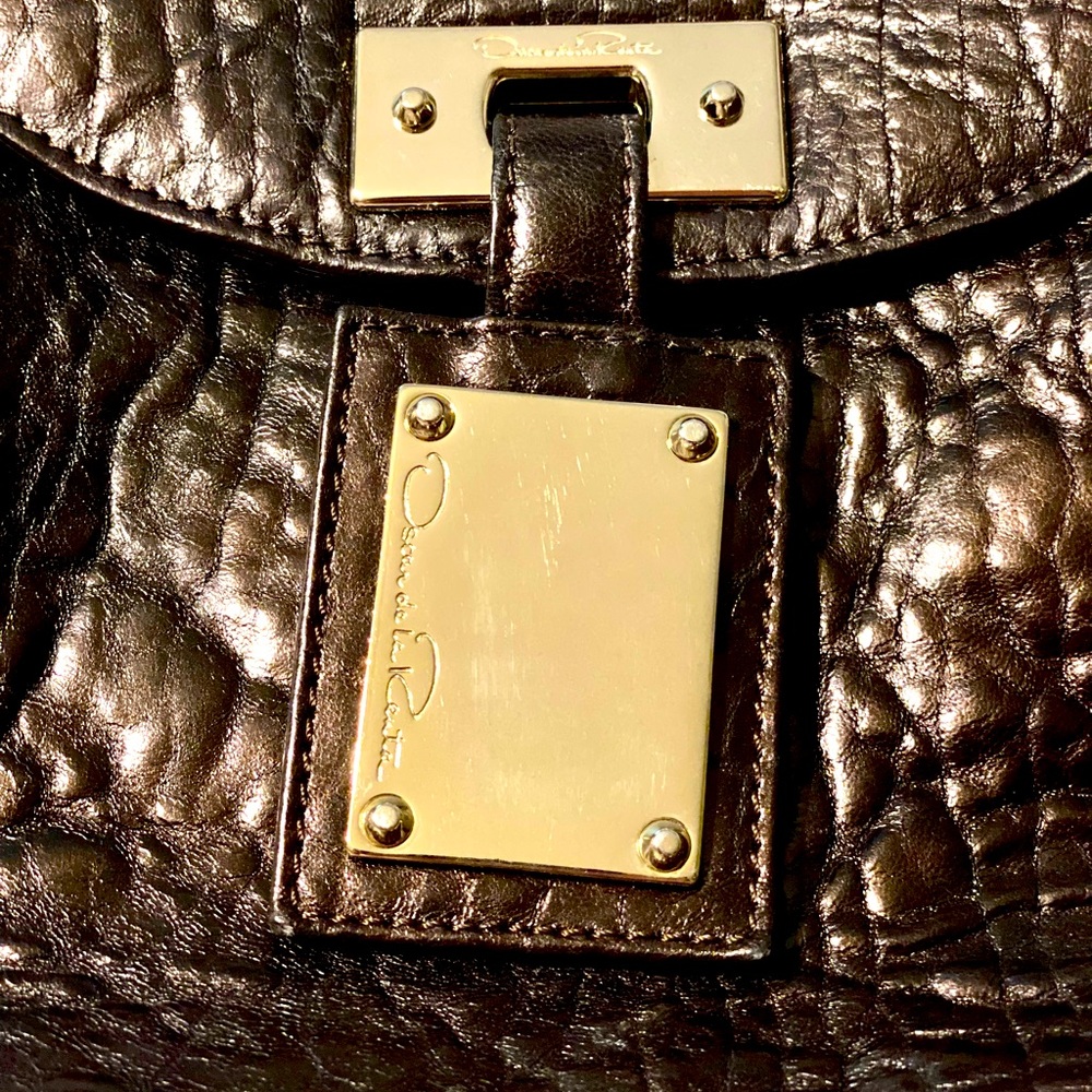 Authentic Oscar de La Renta clutch.